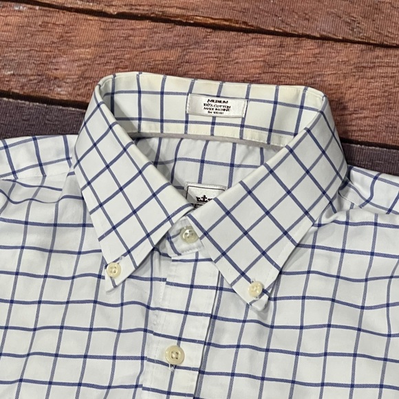 Peter Millar Checkered Mens Dress Suit Preppy Long Sleeve Golf Golfer - Picture 4 of 6